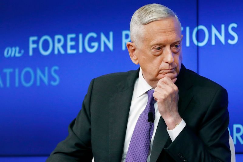 Click to enlarge James Mattis