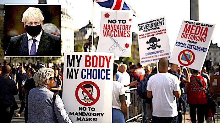 Click to enlarge Protest London