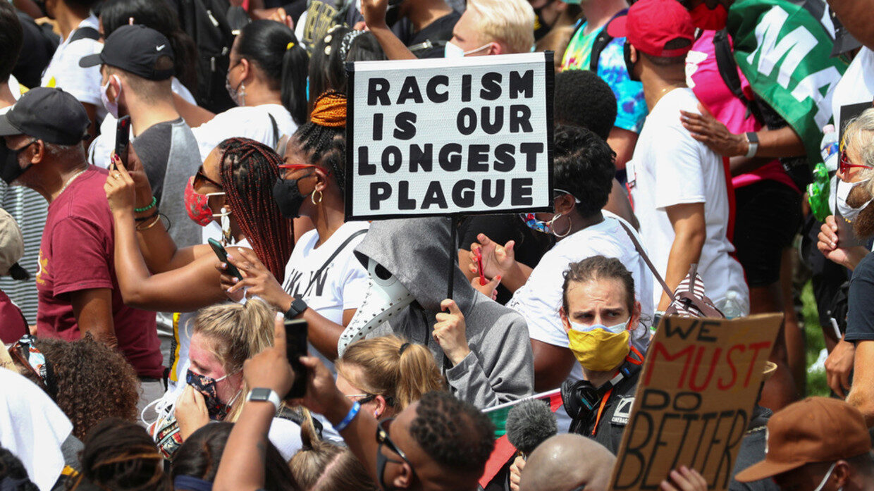 Click to enlarge racism protest washington
