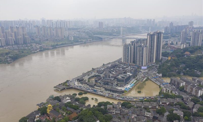 Aerial photo taken on Aug. 18, 2020
