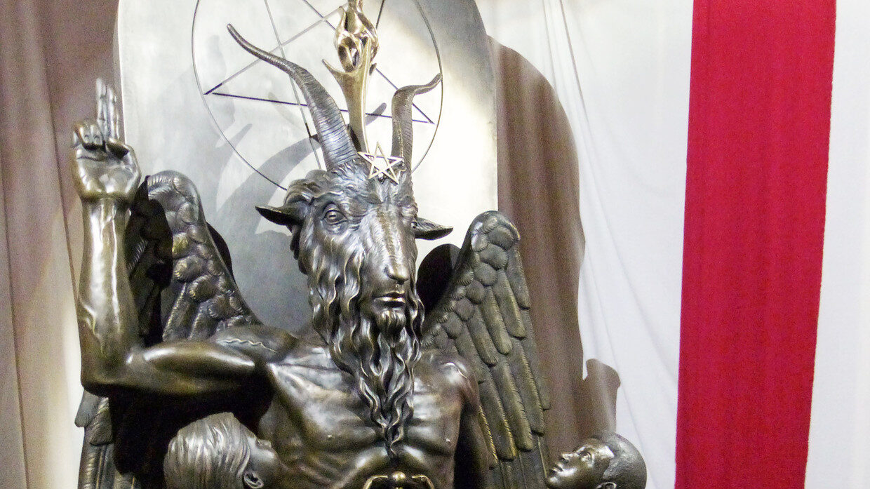 Click to enlarge Baphomet statue
