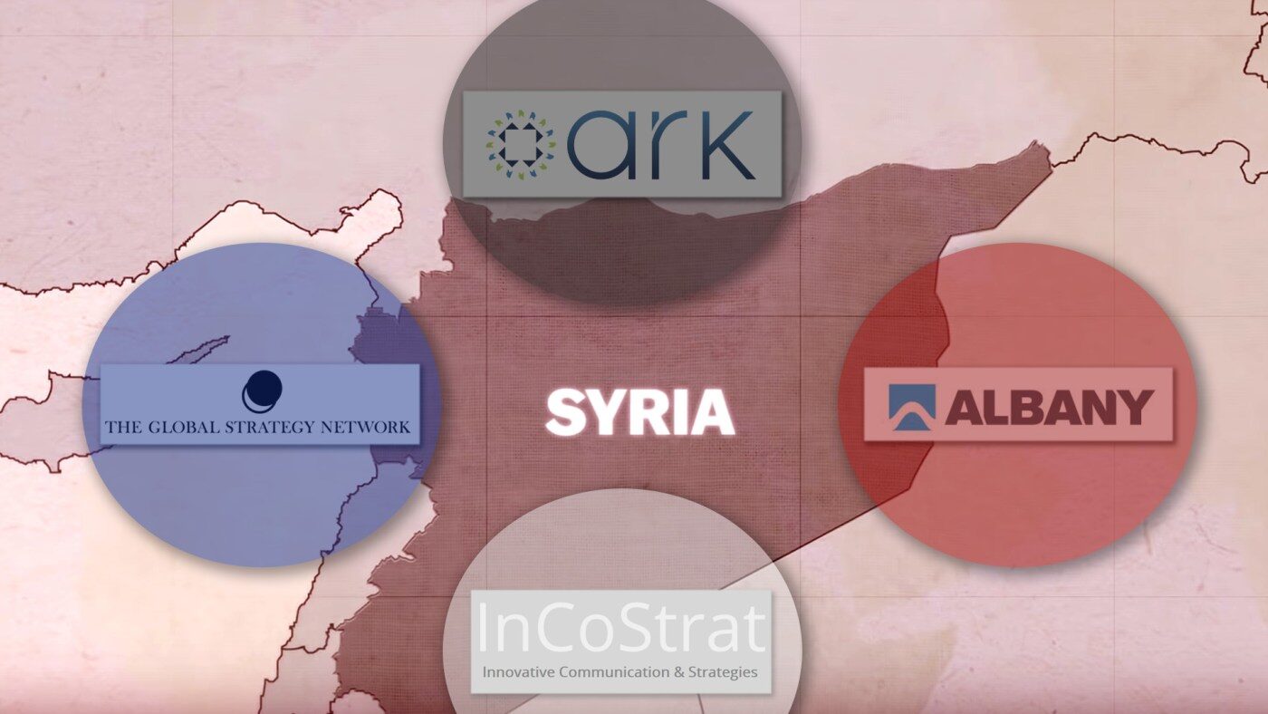 Click to enlarge Western anti-Syria propaganda network