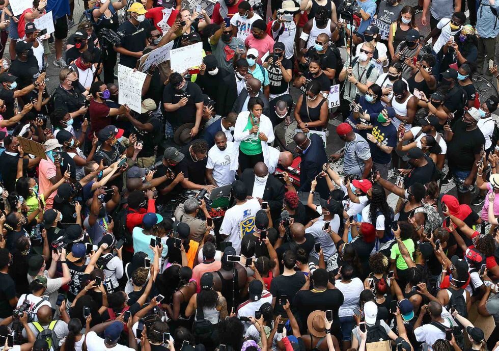 Click to enlarge Washington DC BLM protest