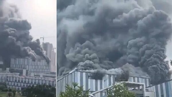 Fires at Huawei