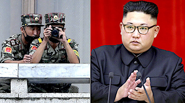 Click to enlarge soldiers/Kim Jong-Un
