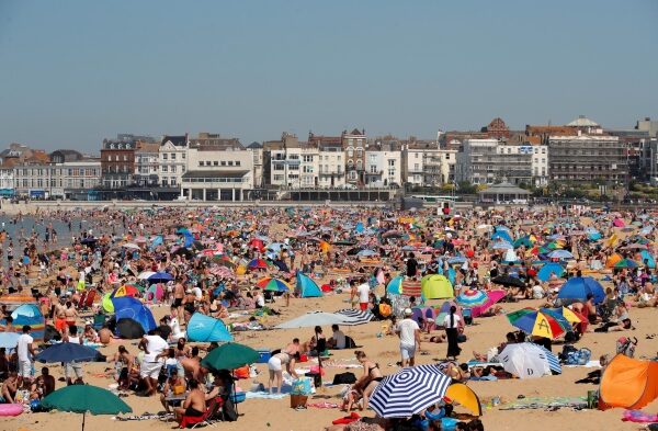 Margate beach Britain
