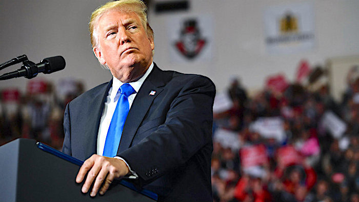 Click to enlarge Trump podium