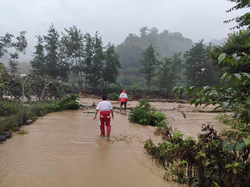 Floods in Talesh County Gilan Province, Iran, September 2020.