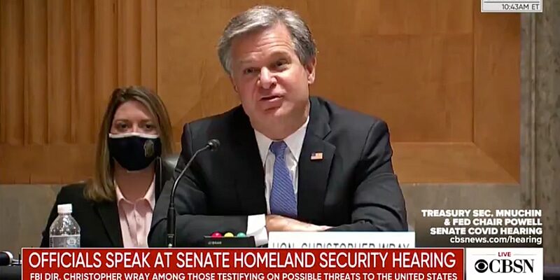 Click to enlarge christopher wray hearing antifa