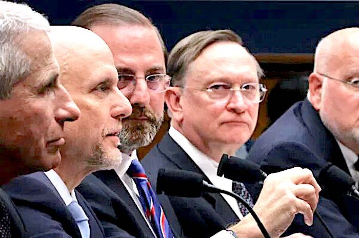 Click to enlarge Fauci and others