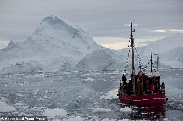 Click to enlarge greenland icebergs