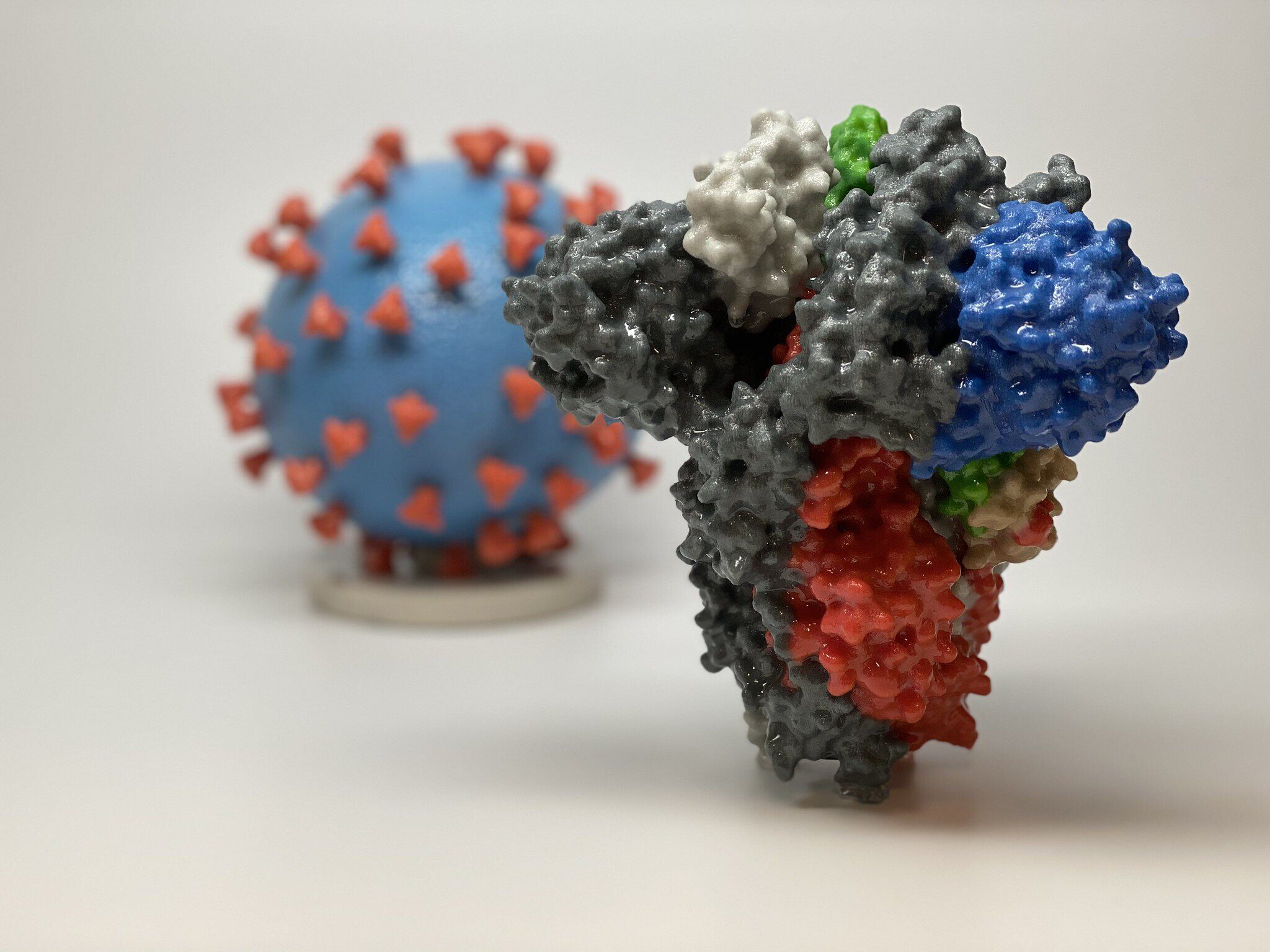 Click to enlarge spike protein