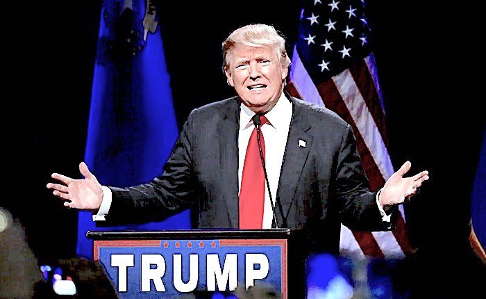 Trump at a rally