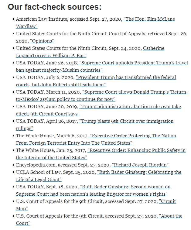 Click to enlarge fact check sources babylon bee ginsberg