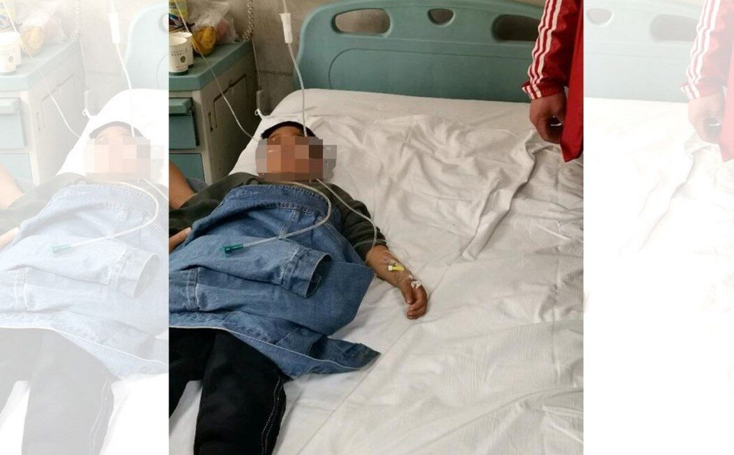 Click to enlarge child poisoned china