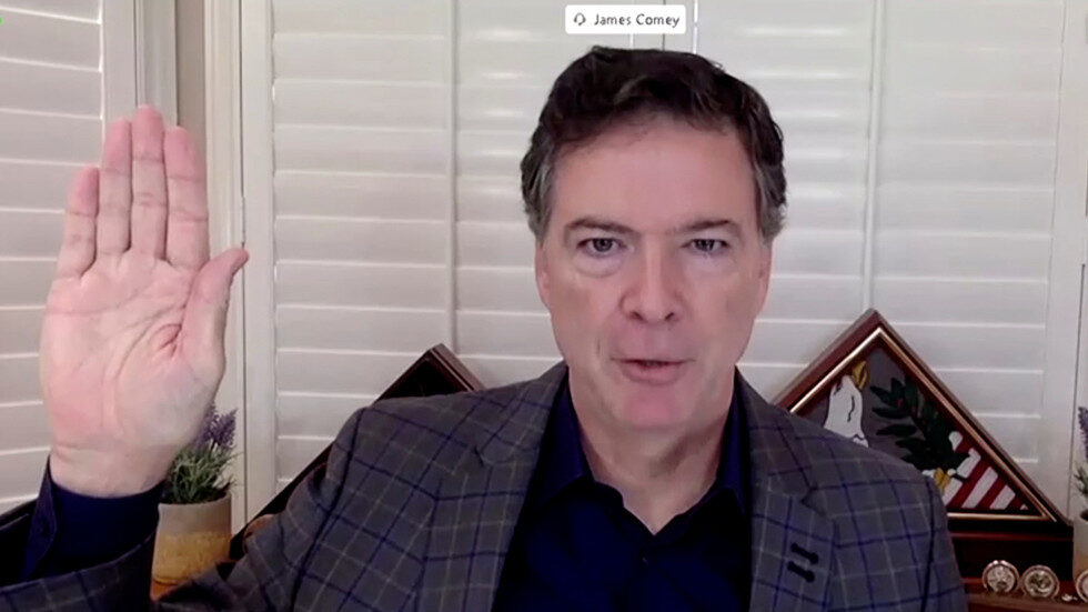 Click to enlarge comey remote testimony russiagate FBI congress hearing