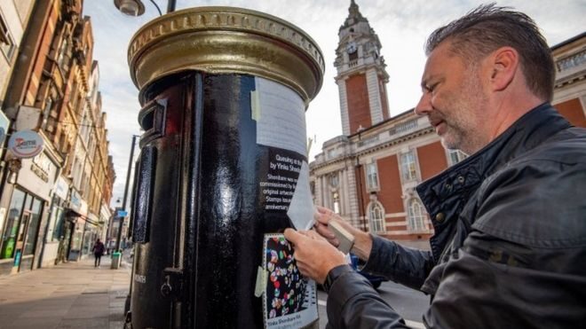 black postboxes UK
