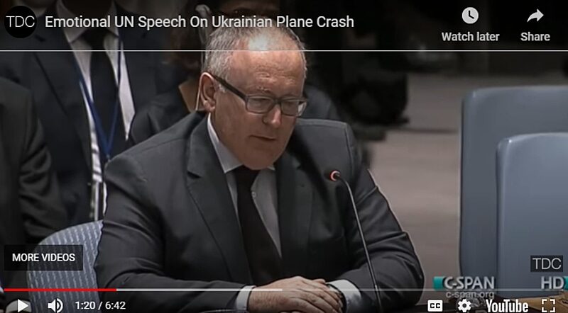 Click to enlarge Dutch Foreign Minister Frans Timmermans