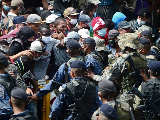 migrant caravan October 2020 guatemala