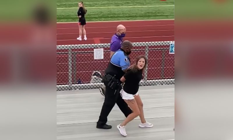woman tasered