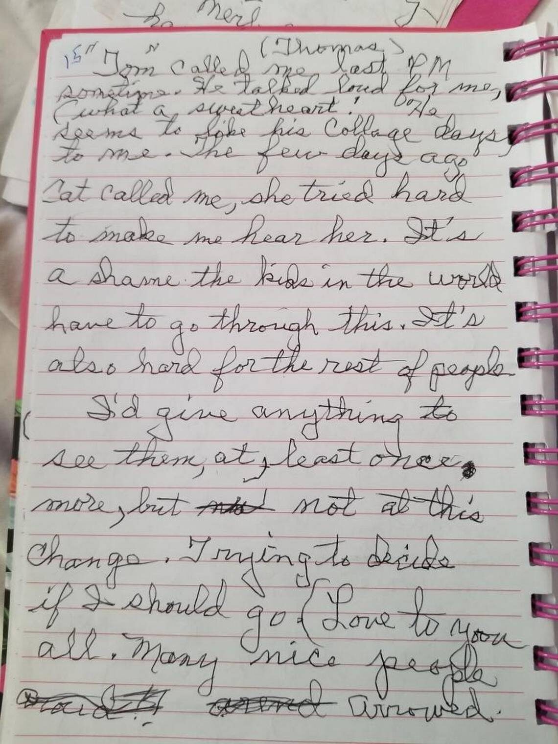 Rita Thomas note