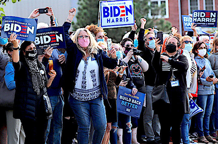 Biden supporters
