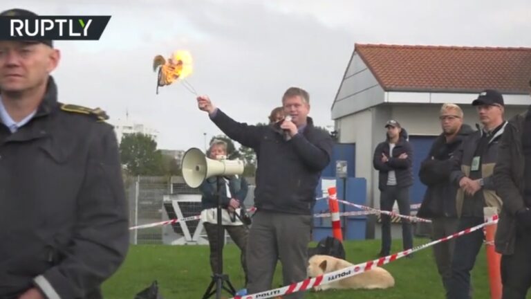 Click to enlarge danish koran burning