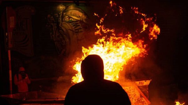 Click to enlarge Rioter in Seattle
