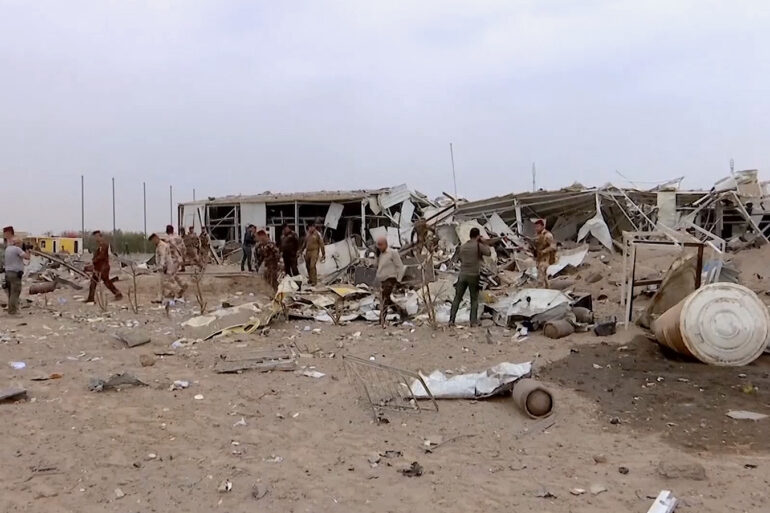 Click to enlarge Popular Mobilization militia Iraq attacked