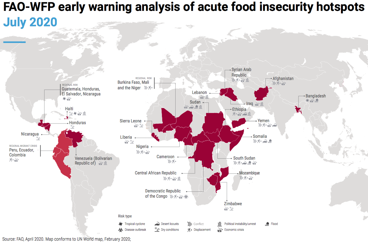Click to enlarge acute food insecurity