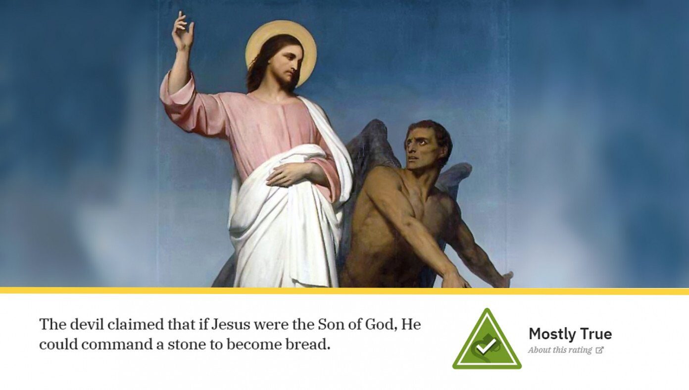 snopes devil lies jesus