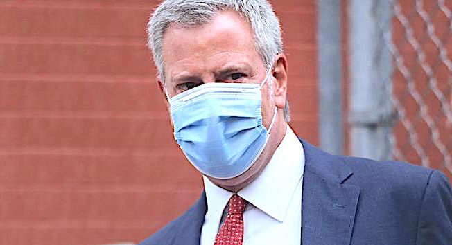 Click to enlarge De Blasio