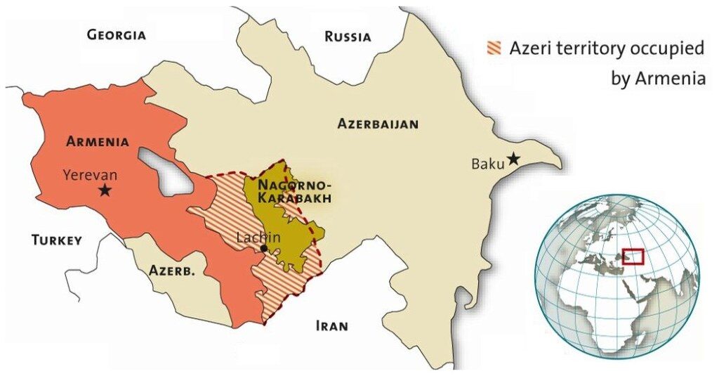 Click to enlarge armenia Azerbaijan Nagorno Karabakh