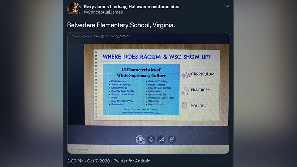 Click to enlarge White Supremacy culture school