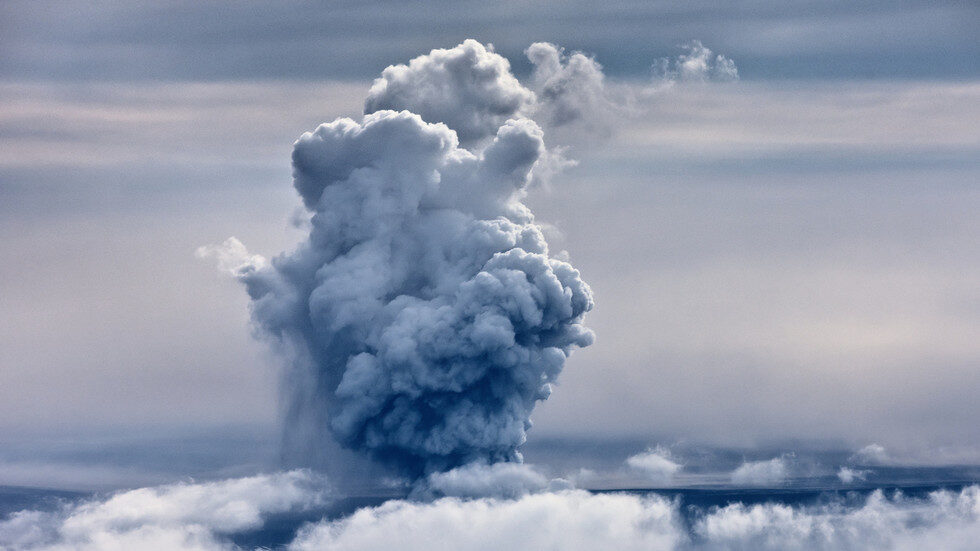 Click to enlarge Volcano eruption