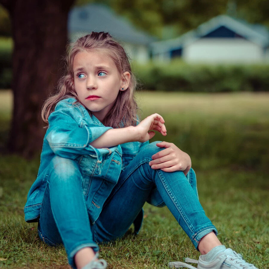 Click to enlarge sad child