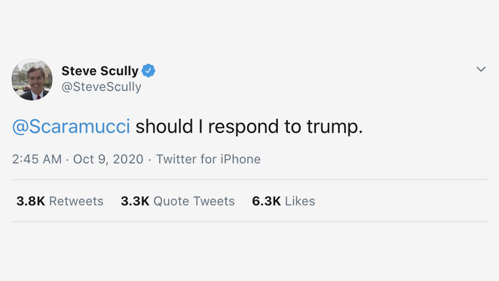 Steve Scully tweet