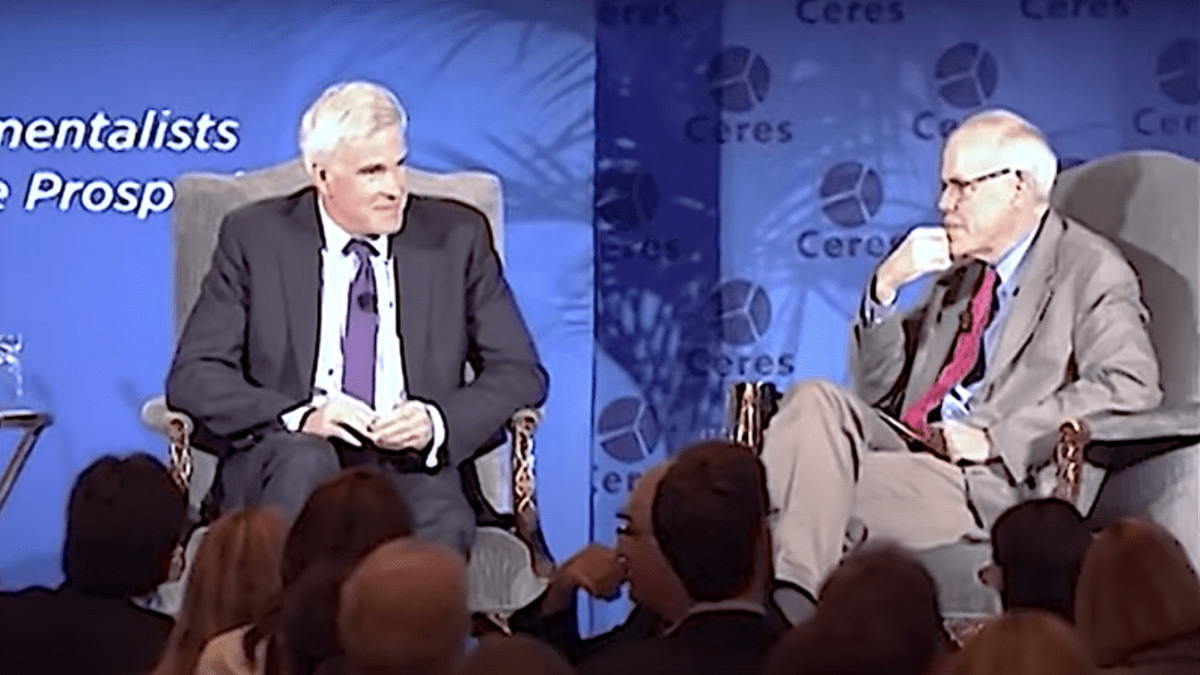 Click to enlarge Bill McKibben David Blood greenwashing ceres