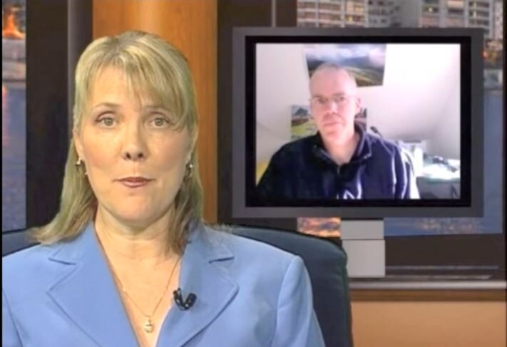 Click to enlarge Karyn Strickler Bill McKibben climate change interview 2011