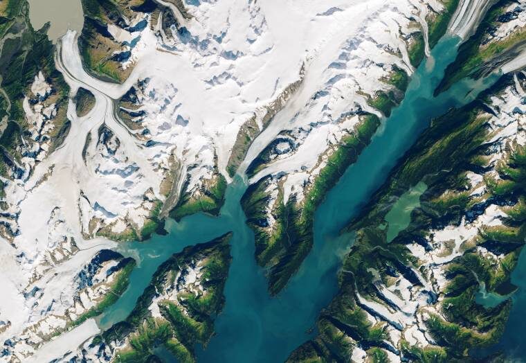 Click to enlarge Barry Glacier