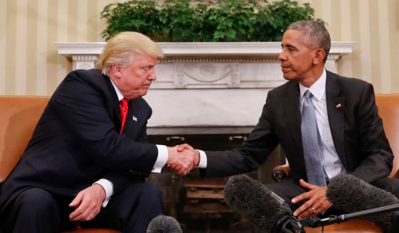 Trump and Obama