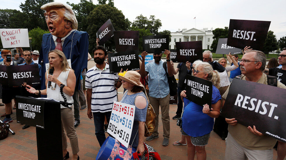Russiagate protest, White House