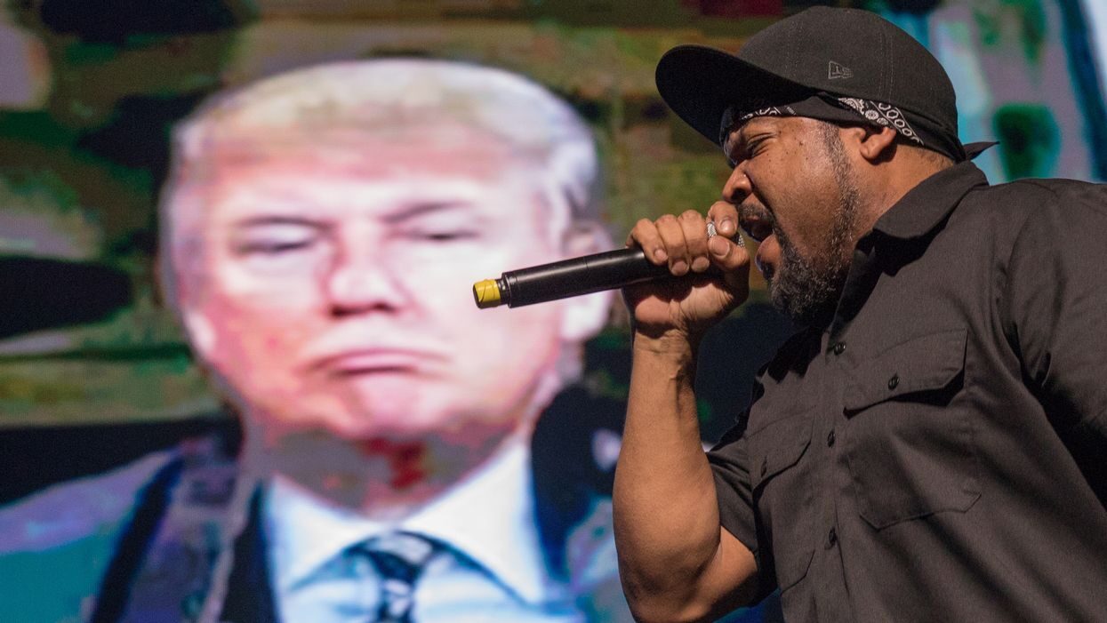 Click to enlarge Ice Cube, Donald Trump