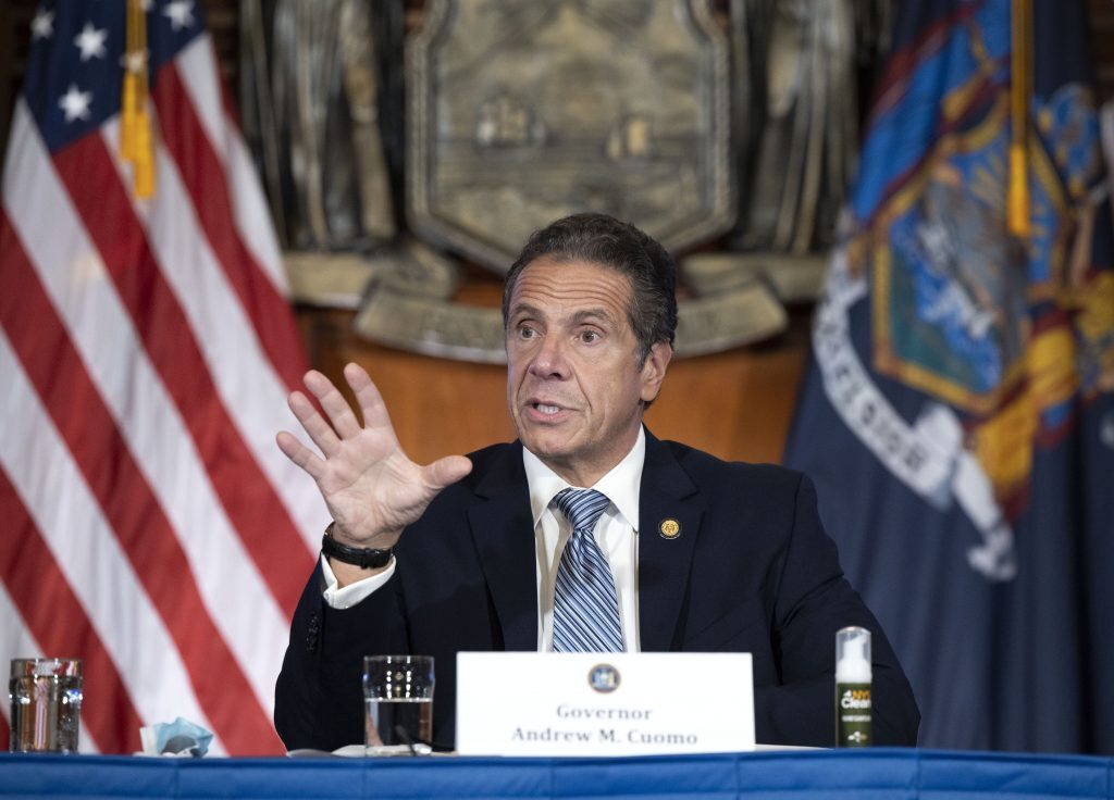 Click to enlarge New York Gov. Andrew M. Cuomo