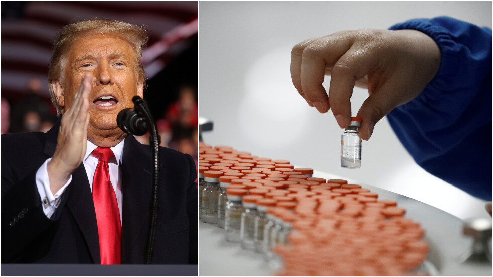 Click to enlarge trump vaccine
