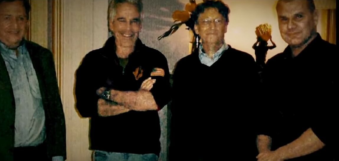 Click to enlarge Bill Gates, Epstein
