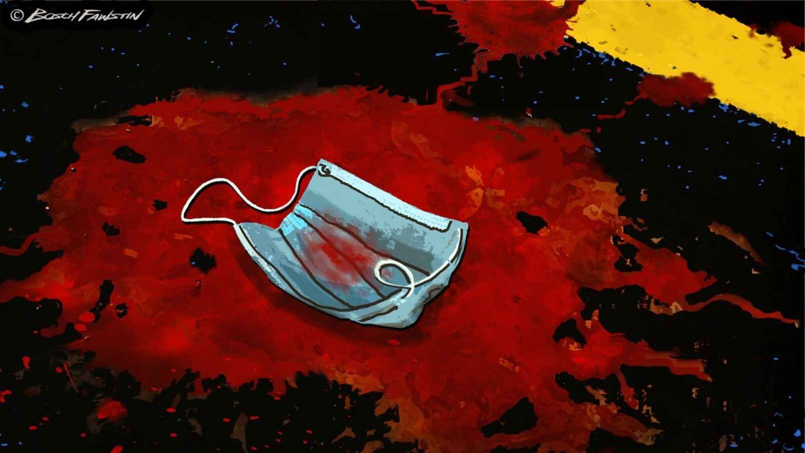 Click to enlarge bloody mask
