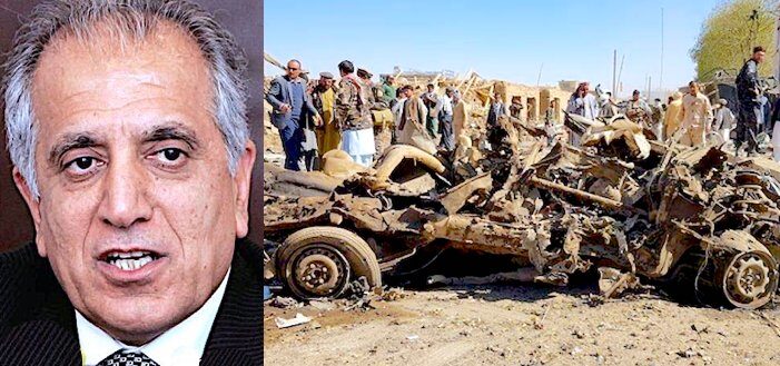Khalizad/bombed car