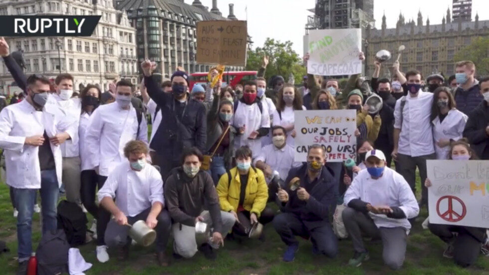 uk hospitality protest