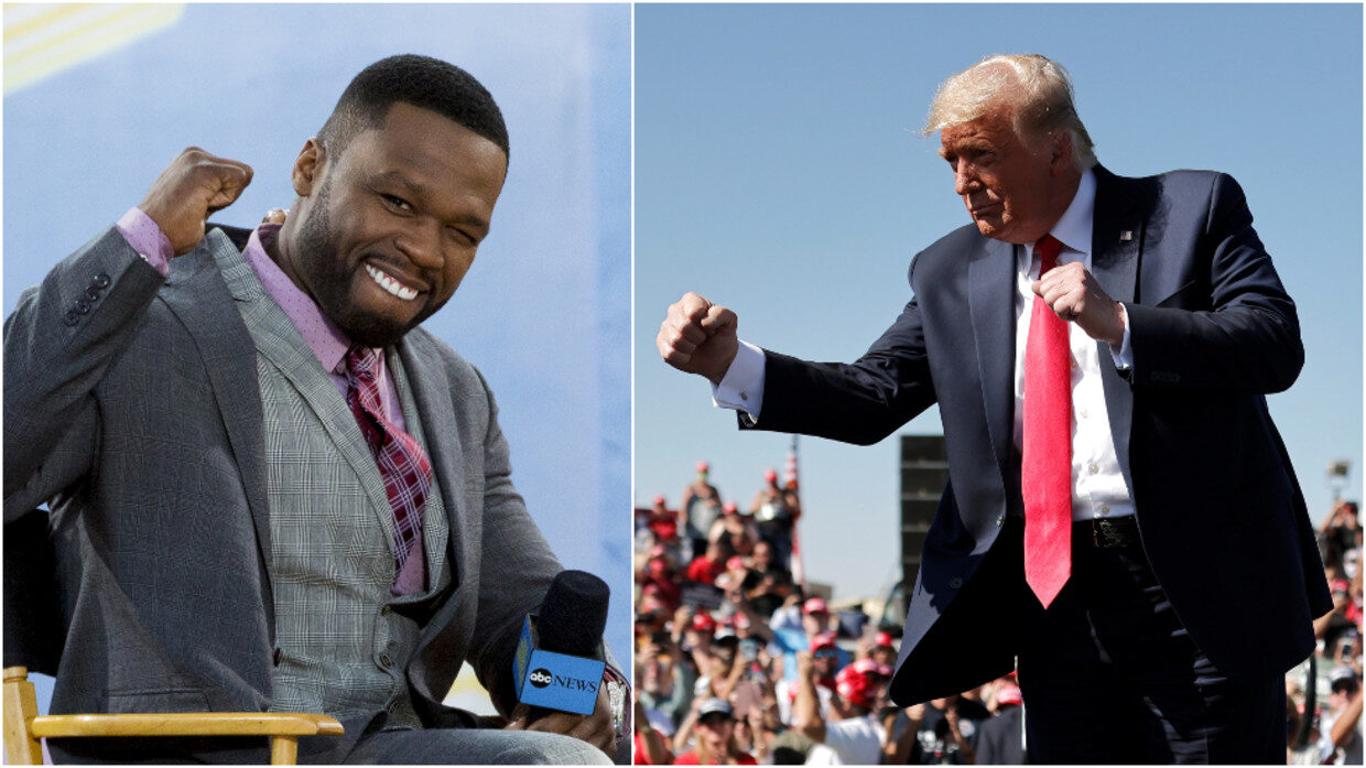 Click to enlarge 50 cent trump